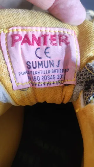 Zapato seguridad SUMUN S3 PANTER Beige