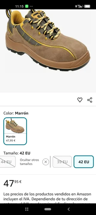 Zapato seguridad SUMUN S3 PANTER Beige