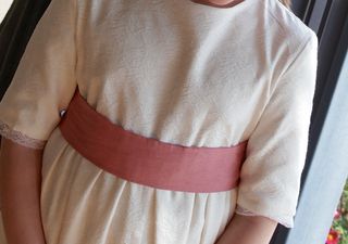 Vestido de Comunión Petritas Blanco y Rosa