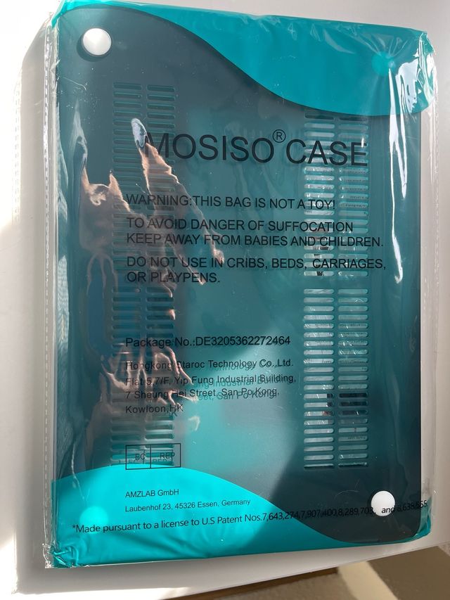 Carcasa MOSISO MacBook Pro Retina 13 Turquesa