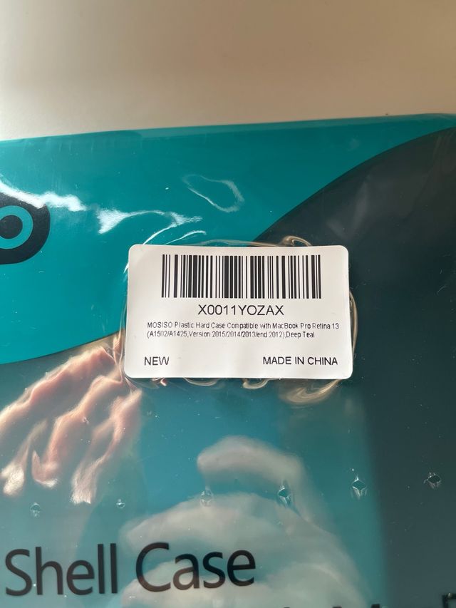 Carcasa MOSISO MacBook Pro Retina 13 Turquesa