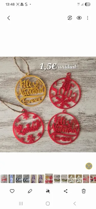 Bola Navidad Personalizada