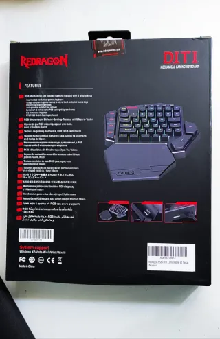 Redragon K585 DITI Teclado Mecánico Gaming NUEVO