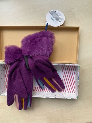 guantes con Caja Jo & Mr. Joe Marrón