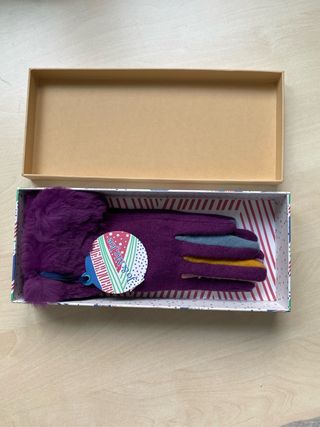 guantes con Caja Jo & Mr. Joe Marrón