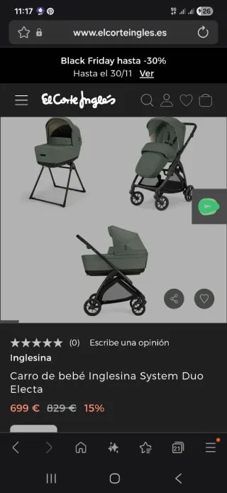 Carro Bebé Inglesina Electa System Duo