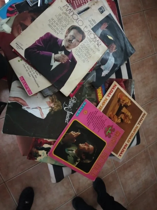 Vinili di Manolo Escobar e María Jiménez