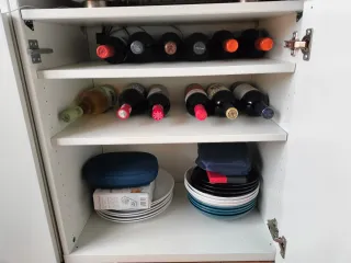 Muebles de salón modulares blancos