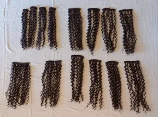 Extensiones Pelo Rizado Negro/Marrón