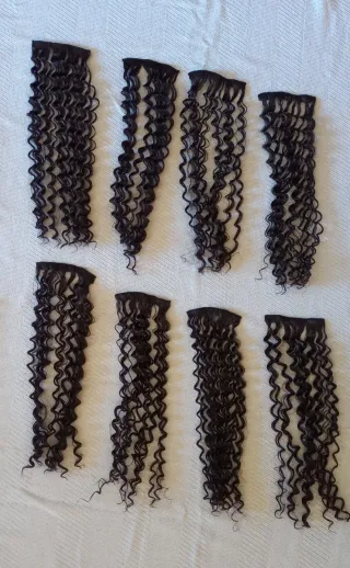 Extensiones Pelo Rizado Negro/Marrón