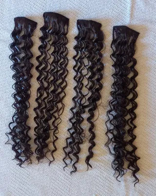 Extensiones Pelo Rizado Negro/Marrón