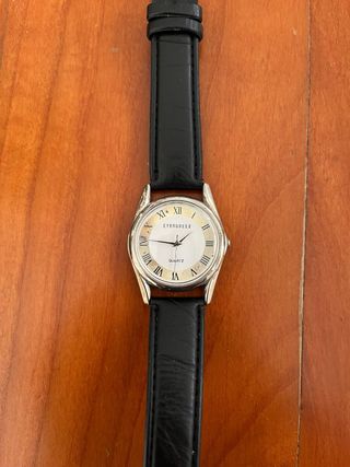 Orologio Evergreen Quartz Argento Nero