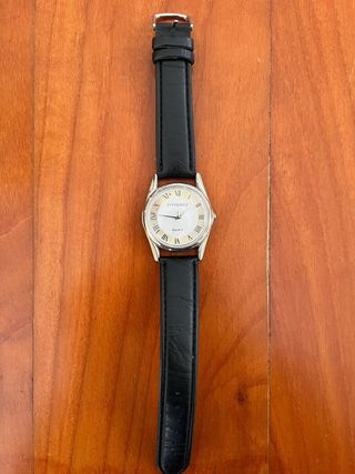 Orologio Evergreen Quartz Argento Nero