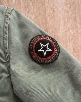 Parka bimbo Terranova verde con cappuccio