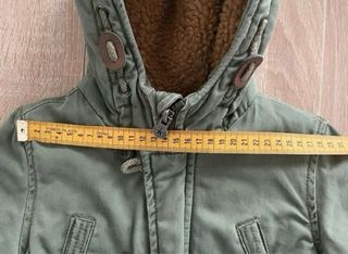Parka bimbo Terranova verde con cappuccio