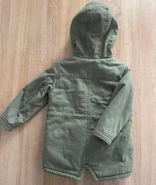 Parka bimbo Terranova verde con cappuccio