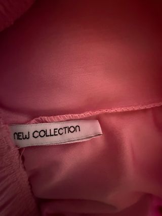 Abito lungo rosa con spacco sexy