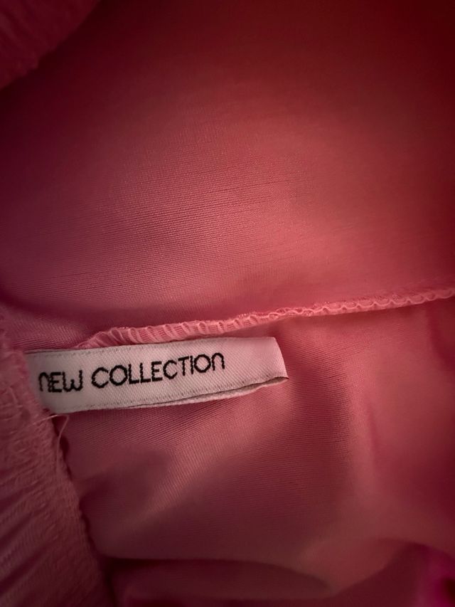 Abito lungo rosa con spacco sexy