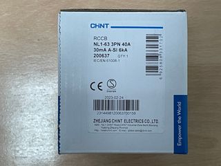 Diferencial CHNT NL1-63 40A 30mA Tipo A-SI