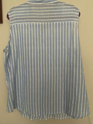 Blusa sin mangas rayas Talla 52