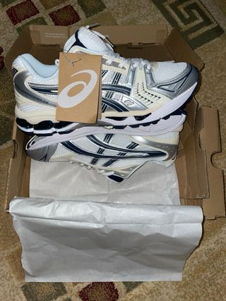 Asics Gel-Kayano 14 Plata/Blanco