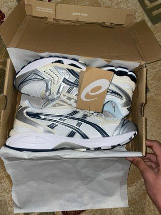 Asics Gel-Kayano 14 Plata/Blanco