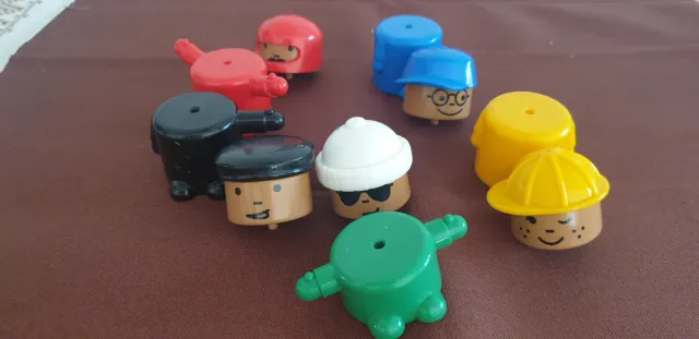 Muñecos encajables y desmontables