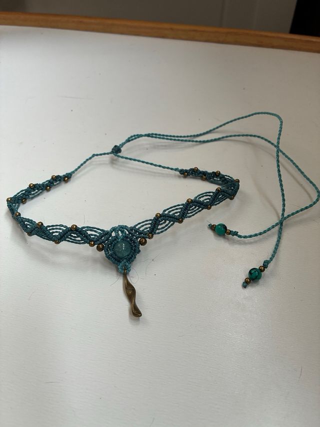Gargantilla Macramé Hecha a Mano
