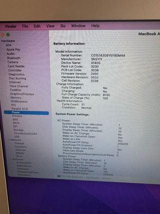 MacBook Air 2017 Plata