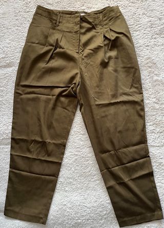 Pantalón tiro alto pinzas