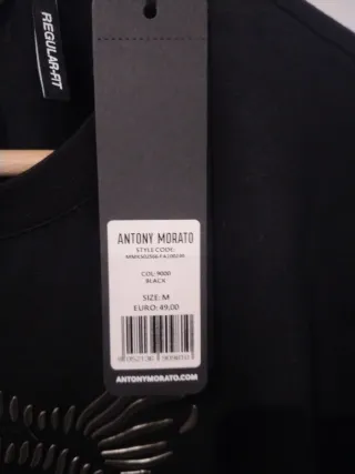 Camiseta Antony Morato Negra Talla M
