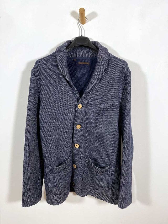 Chaqueta Cardigan Adolfo Dominguez Azul