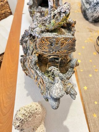 Barco y accesorios pecera gran tamaño