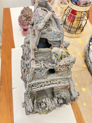 Barco y accesorios pecera gran tamaño