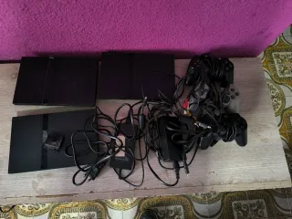 Consola Sony PS2 Slim Negra