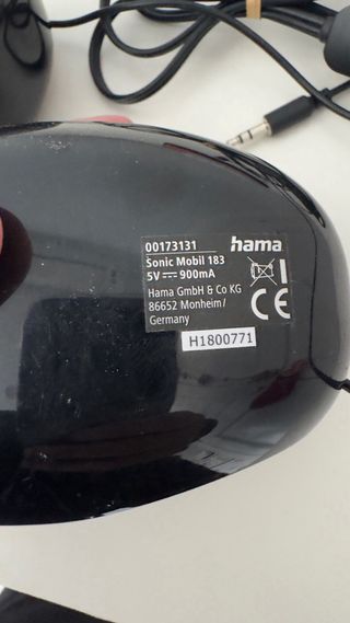 Altoparlanti Hama Neri con Dettagli Rossi