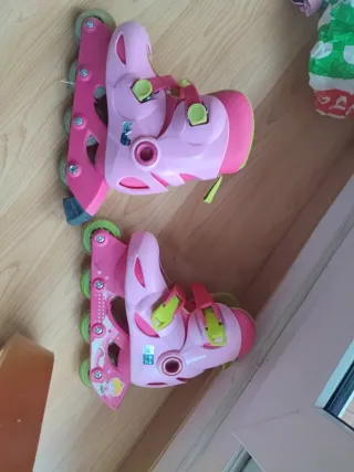 Patines rosas infantiles