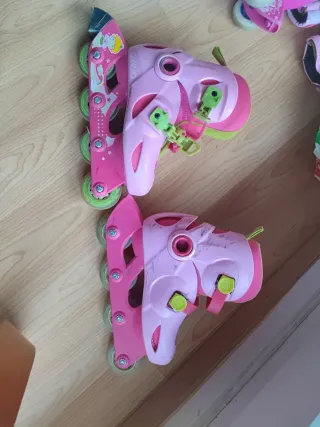 Patines rosas infantiles