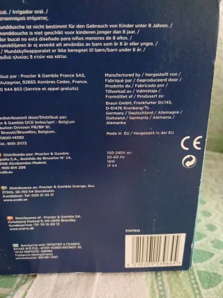 Irrigador Oral-B Oral Health Center OxyJet