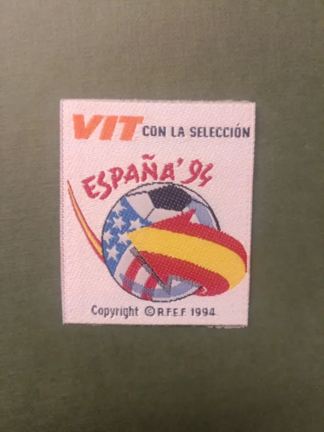 Patch Vit com a Seleção Espanha '96