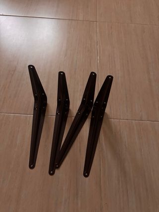 4 Supporti Metallici per Scaffale 20x15