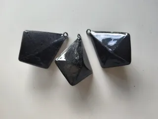 36 Adornos Navideños Negros y Plateados