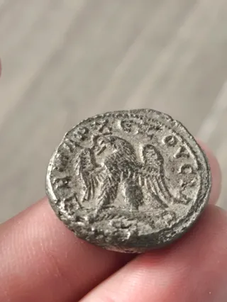 Moneda Romana Tetradracma Antioquia Trajano Decio