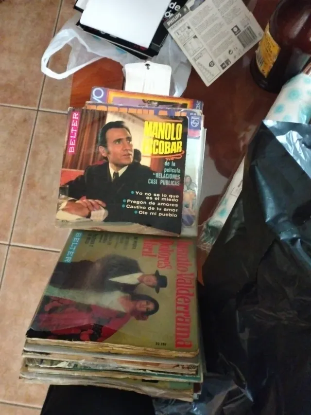 Lote Vinili di Manolo Escobar e Valderrama