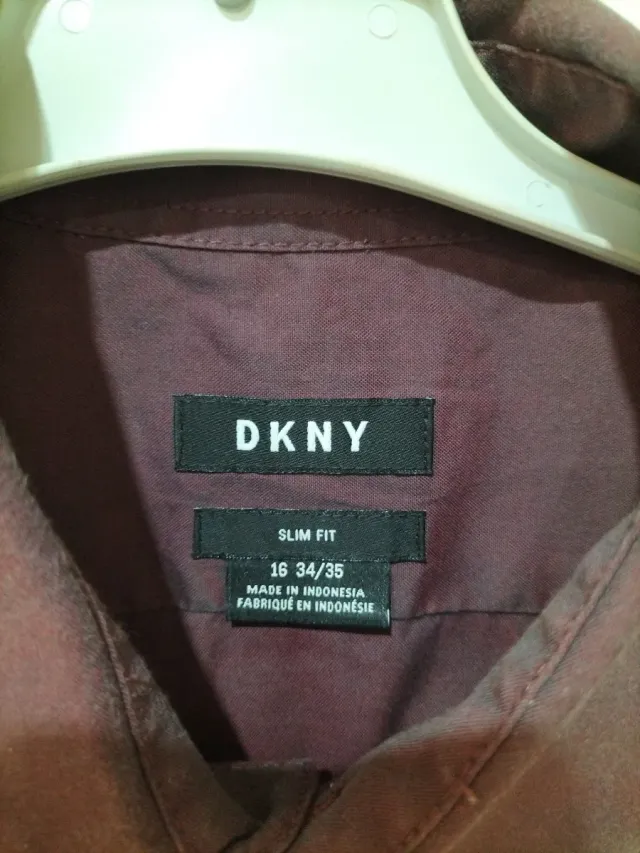 Camisa DKNY Hombre granate
