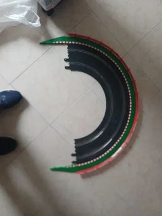 Curvas Scalextric con arcenes