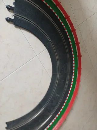 Curvas Scalextric con arcenes