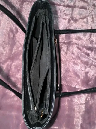 Bolso Tote Guess Negro Casi Nuevo