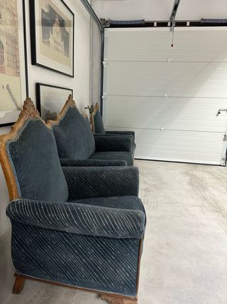 Set di divani vintage - 1 divano + 2 poltrone (es)