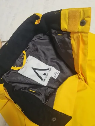 Conjunto de nieve infantil amarillo talla 6/8 años